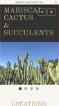 Mobile Screenshot of mariscalcactussucculents.com